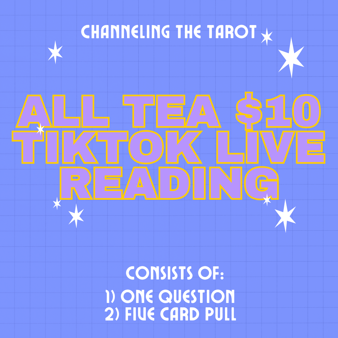✨🔮All Tea TikTok Live Reading🔮✨
