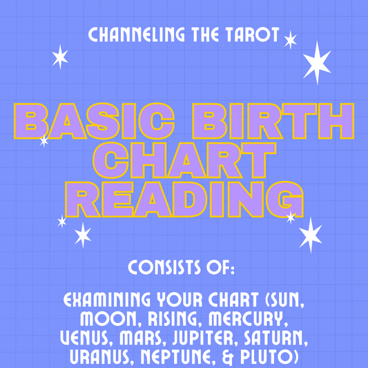 ✨🔮Basic Birth Chart Reading🔮✨