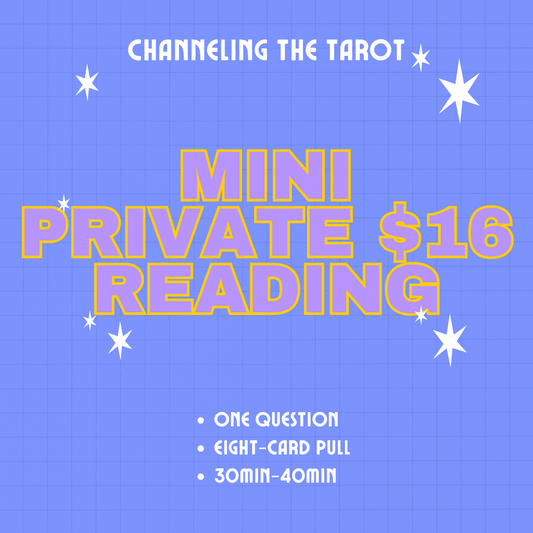 ✨🔮Mini Private Reading🔮✨