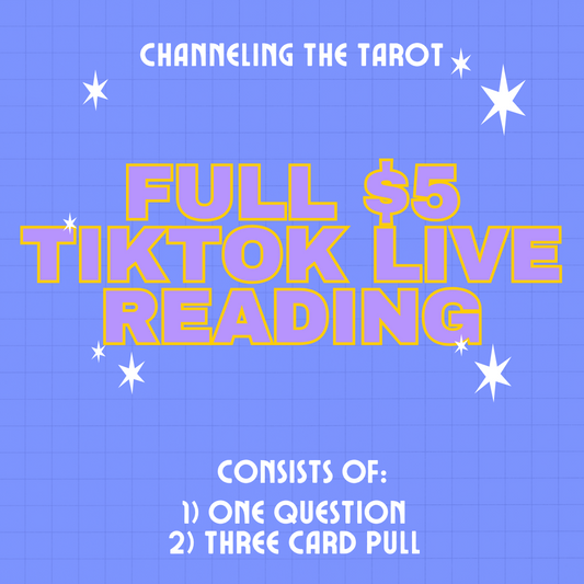 ✨🔮Full $5 Live TikTok Tarot Reading🔮✨