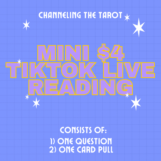✨🔮Mini TikTok Live Tarot Reading🔮✨
